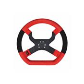 Steering wheel 6 holes for Mychron5 red/black