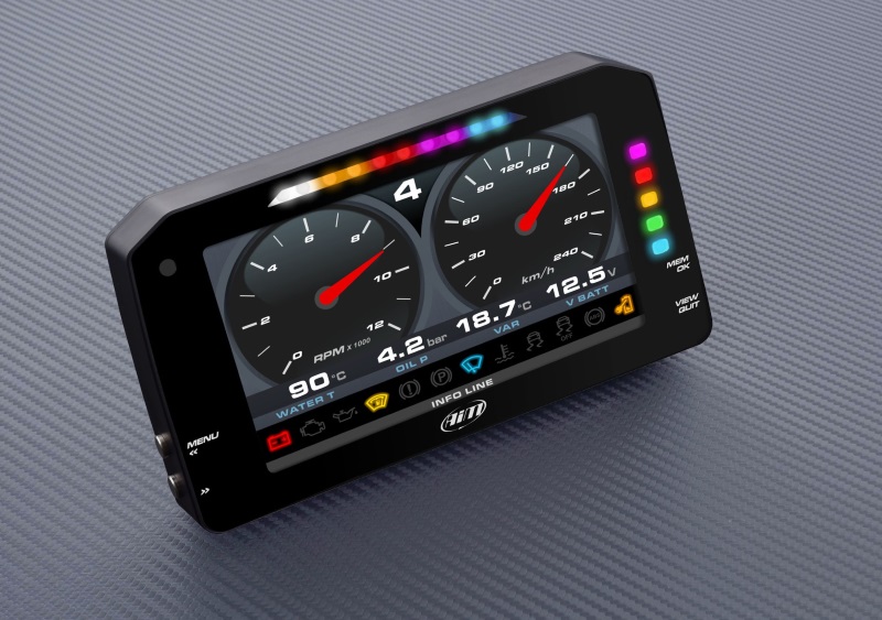 AIM MXP compact dash logger with color Display AIM, car data loggers